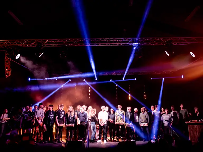 Påskønnede på scenen til Thy Awards